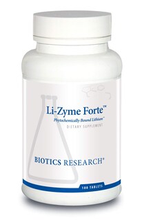 Foto 1 | Suplemento Biotics Research Li Zyme Forte Con Litio 100 Comprimidos - Venta Internacional.