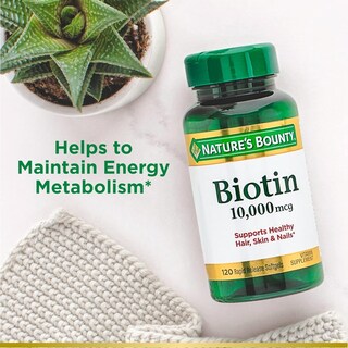 Foto 3 | Suplemento Nature's Bounty Cápsulas Blandas de Biotina de 10000 mcg 120 Unidades X2 - Venta Internacional