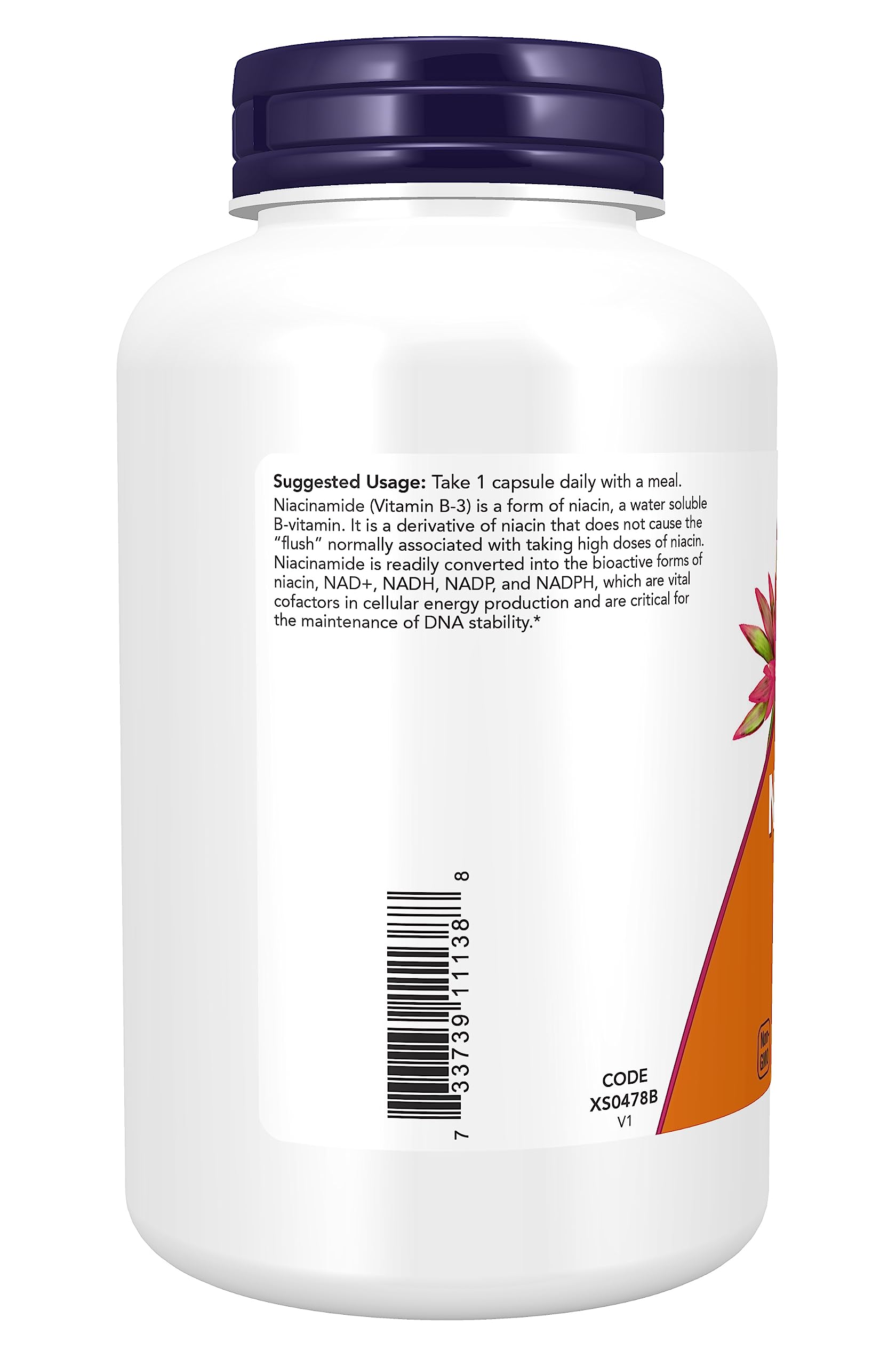Foto 3 | Suplemento Now Foods Niacinamida Vitamina B-3 500 mg 250 Cápsulas - Venta Internacional
