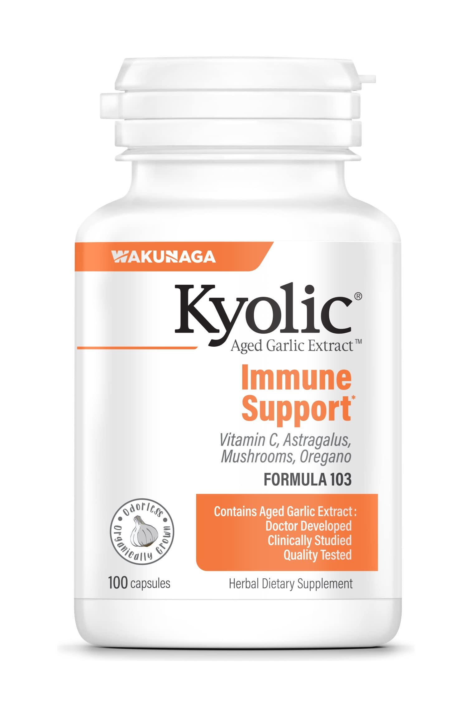 Suplemento Kyolic Fórmula 103 100 Cápsulas - Venta Internacional