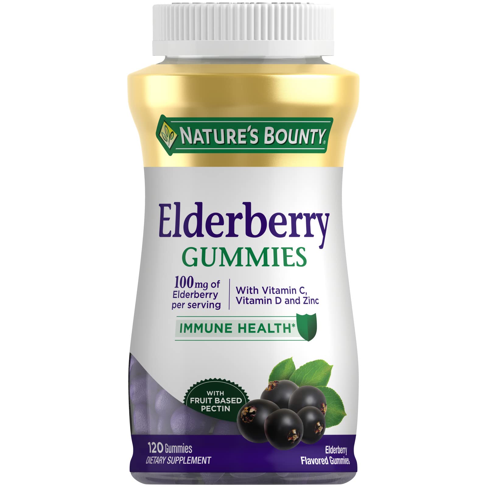 Foto 1 | Suplemento: 120 Gomitas De Saúco Nature's Bounty - Venta Internacional