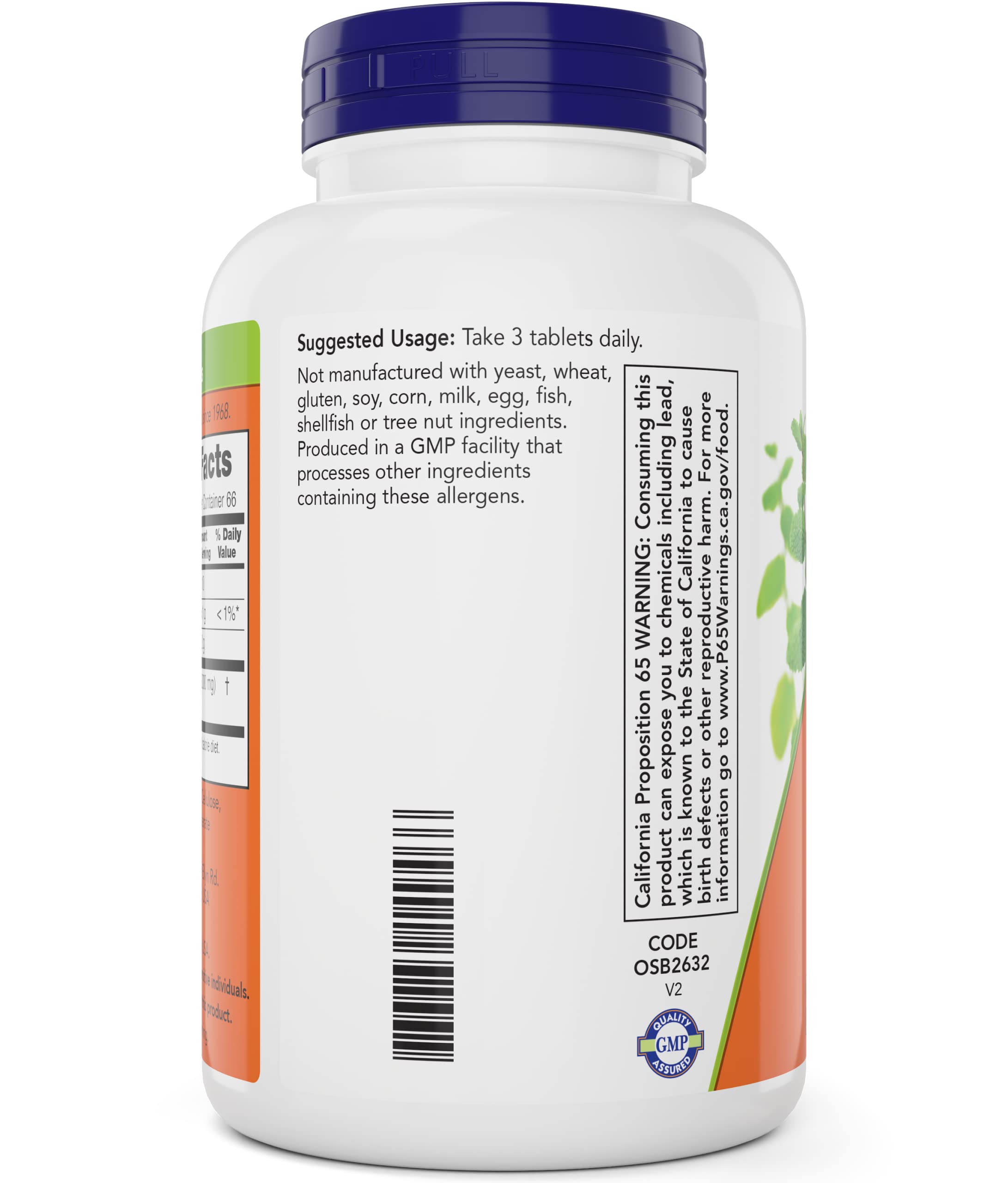 Foto 7 pulgar | Tabletas de Clorella Now Foods 1000 mg 200 Tabletas Premium sin OGM - Venta Internacional