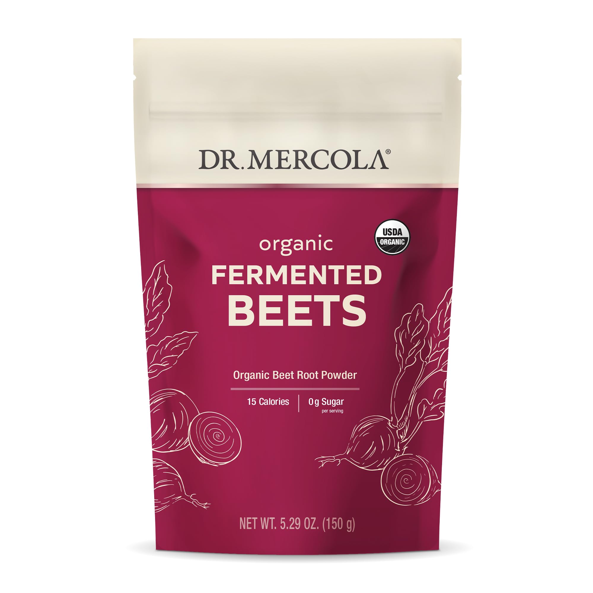 Foto 2 pulgar | Suplemento Dr. Mercola Fermentada Orgánica en Polvo 150 G - Venta Internacional