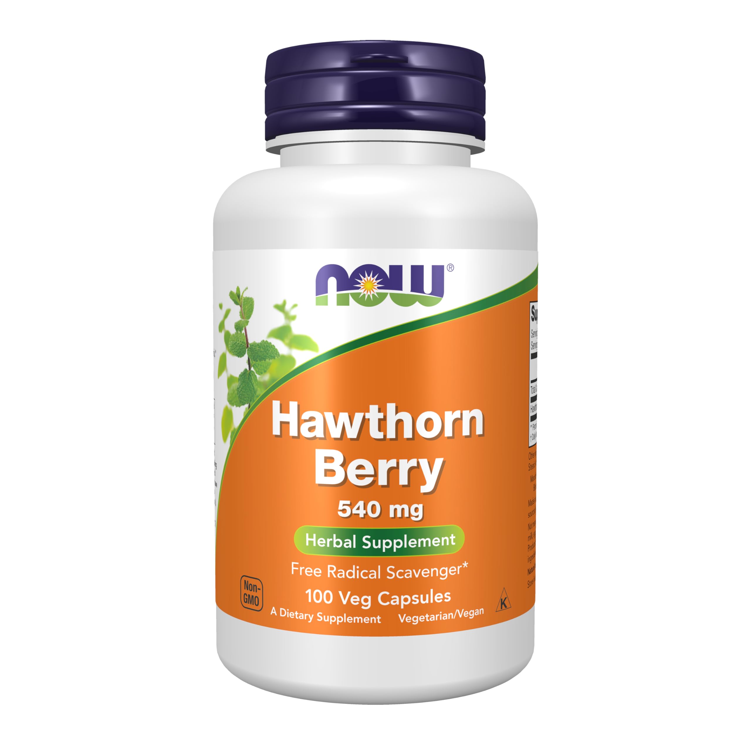 Foto 1 | Suplemento Now Foods Hawthorn Berry 540 mg 100 Cápsulas Vegetarianas - Venta Internacional