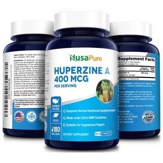 Foto 2 | Suplemento NusaPure Huperzine a 400 mcg 180 Cápsulas Vegetarianas - Venta Internacional