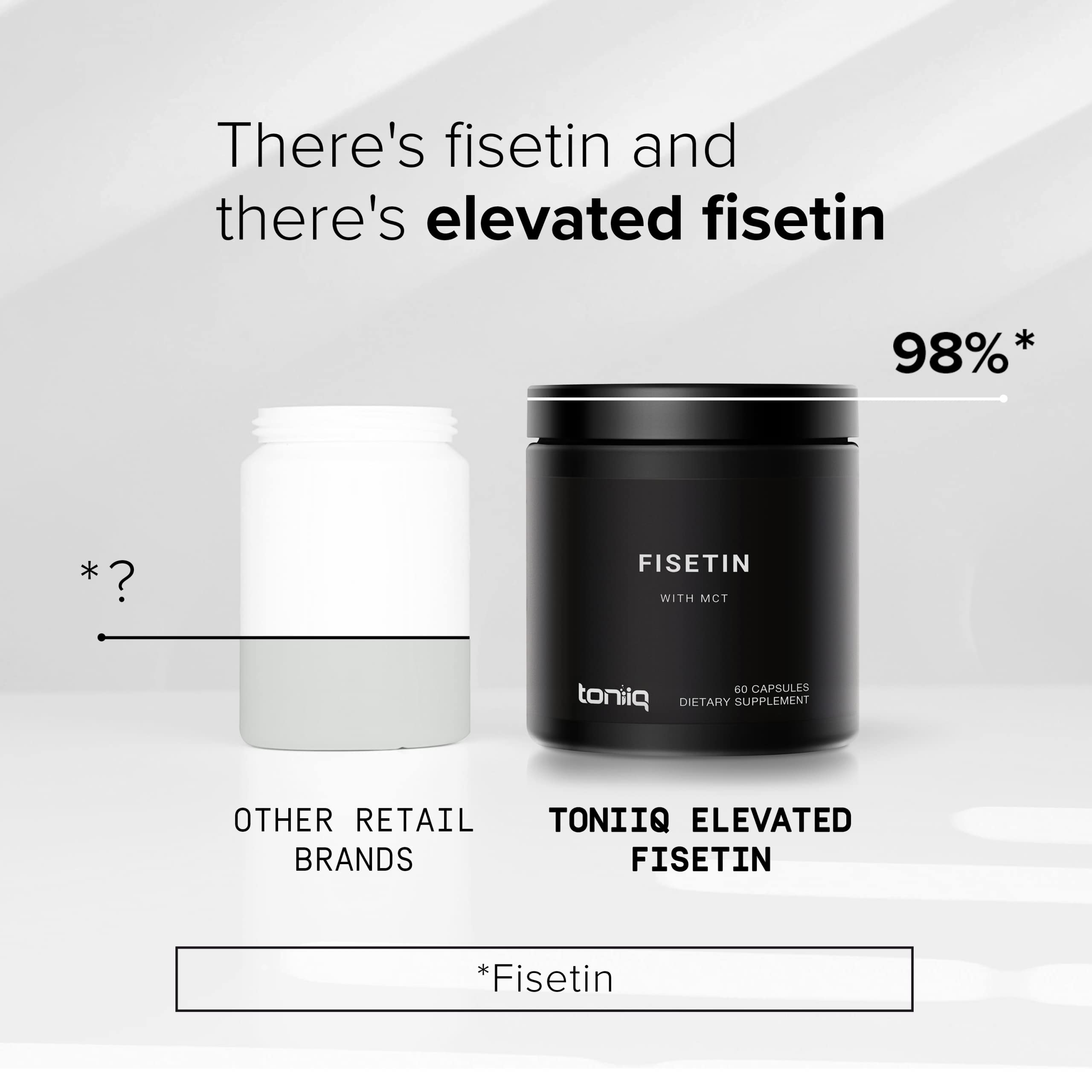 Foto 5 pulgar | Suplemento Toniiq de Fisetina de Ultra Alta Pureza 500 Mg - 60 Cápsulas - Venta Internacional