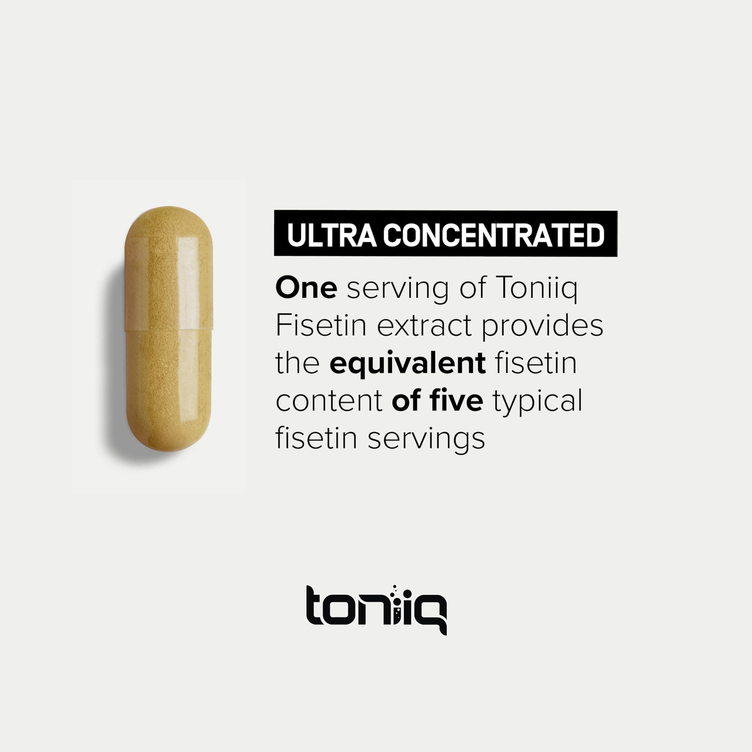 Foto 6 pulgar | Suplemento Toniiq de Fisetina de Ultra Alta Pureza 500 Mg - 60 Cápsulas - Venta Internacional