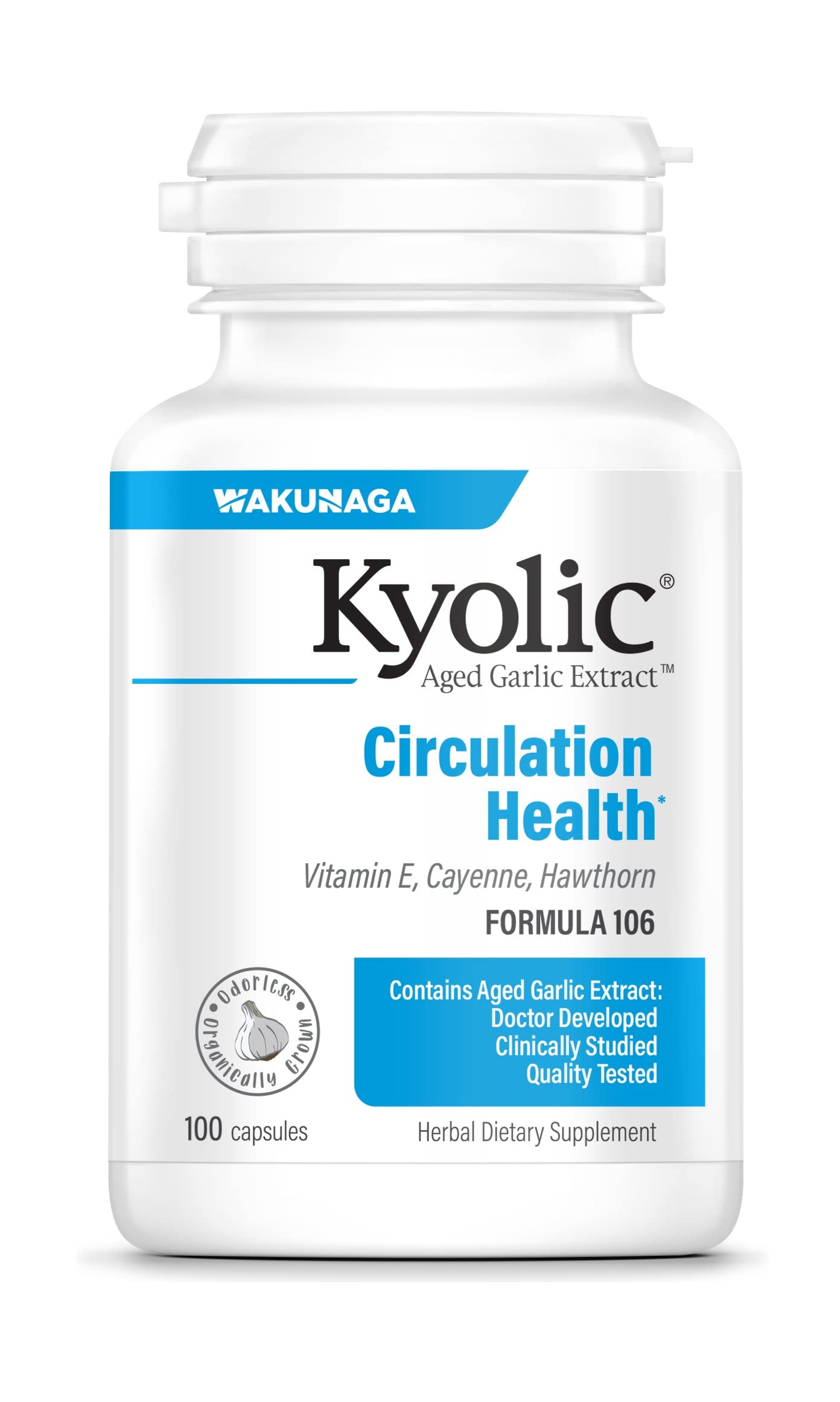 Suplemento Kyolic Fórmula 106 100 Cápsulas - Venta Internacional