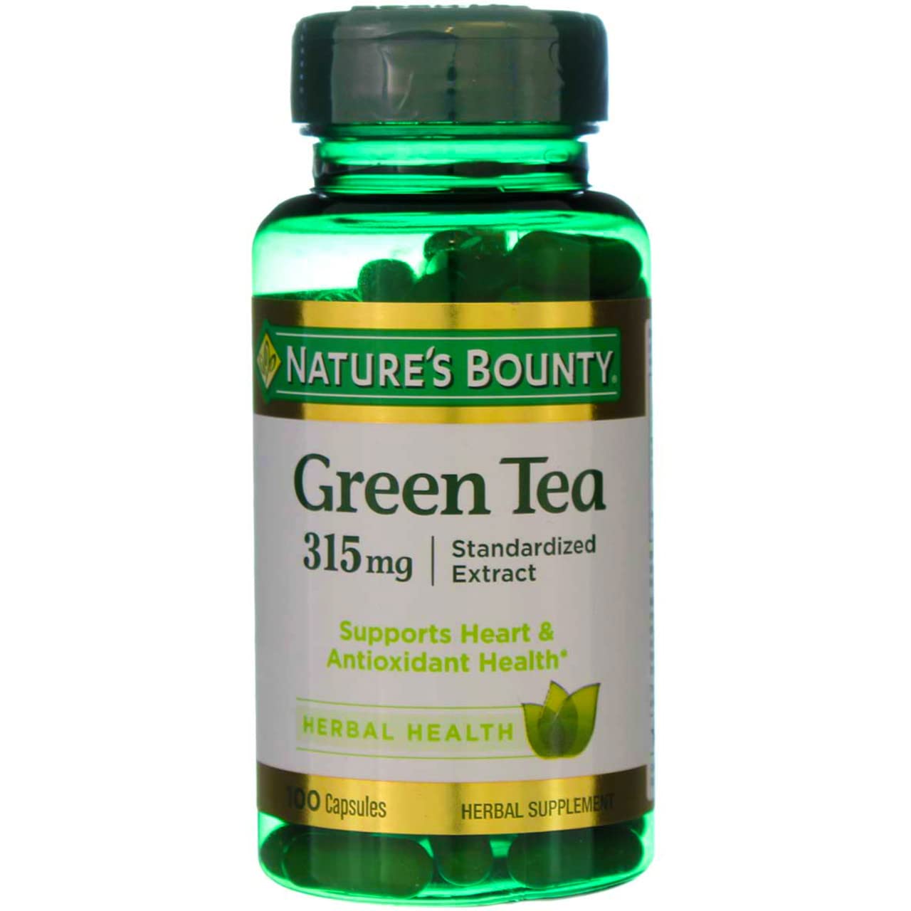 Foto 2 pulgar | Suplemento de Extracto de Té Verde Nature's Bounty 315 mg x 100 Cápsulas - Venta Internacional