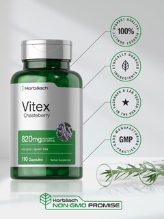 Foto 6 | Suplemento Horbäach Vitex Chasteberry de 110 Cápsulas-Venta Internacional