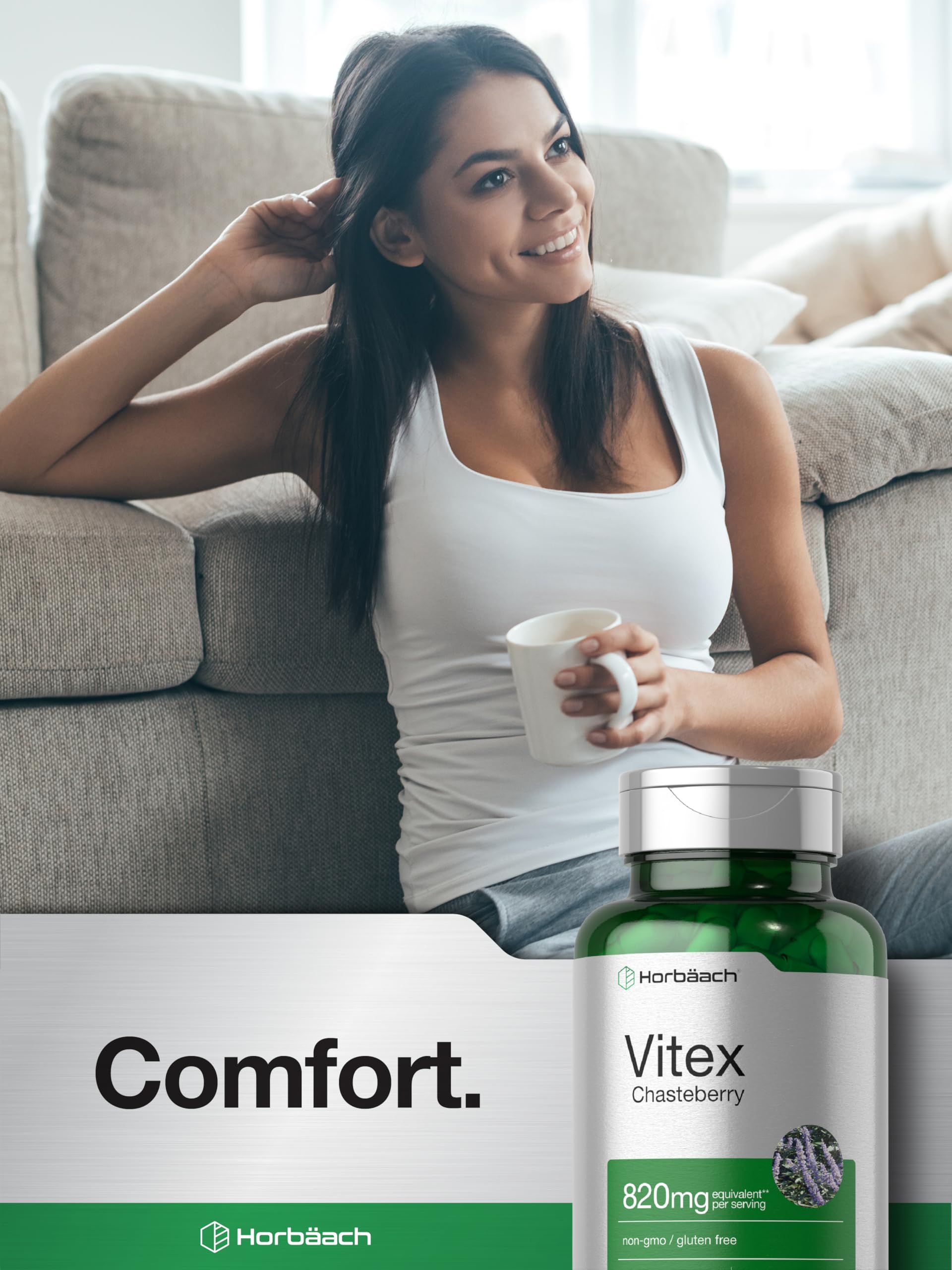 Foto 8 pulgar | Suplemento Horbäach Vitex Chasteberry de 110 Cápsulas-Venta Internacional