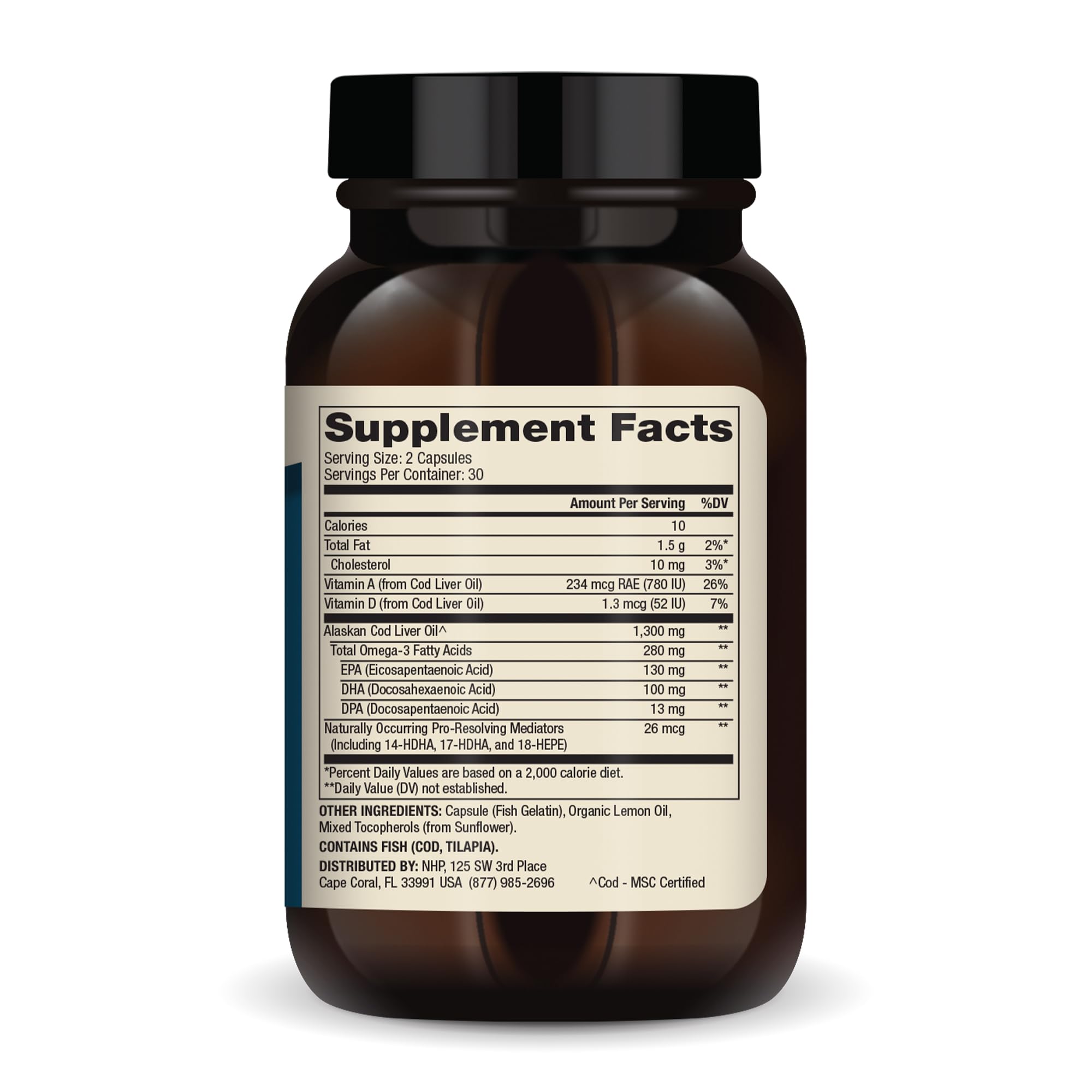 Foto 3 pulgar | Suplemento Dr. Mercola Cod Liver Oil de 60 Cápsulas-Venta Internacional