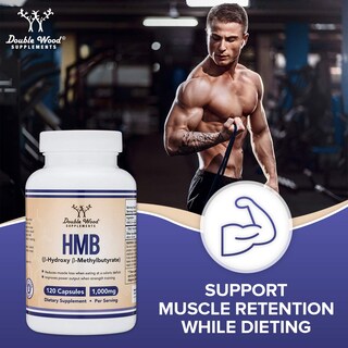 Foto 4 | Suplemento Double Wood Supplements Hmb de 120 Cápsulas-Venta Internacional