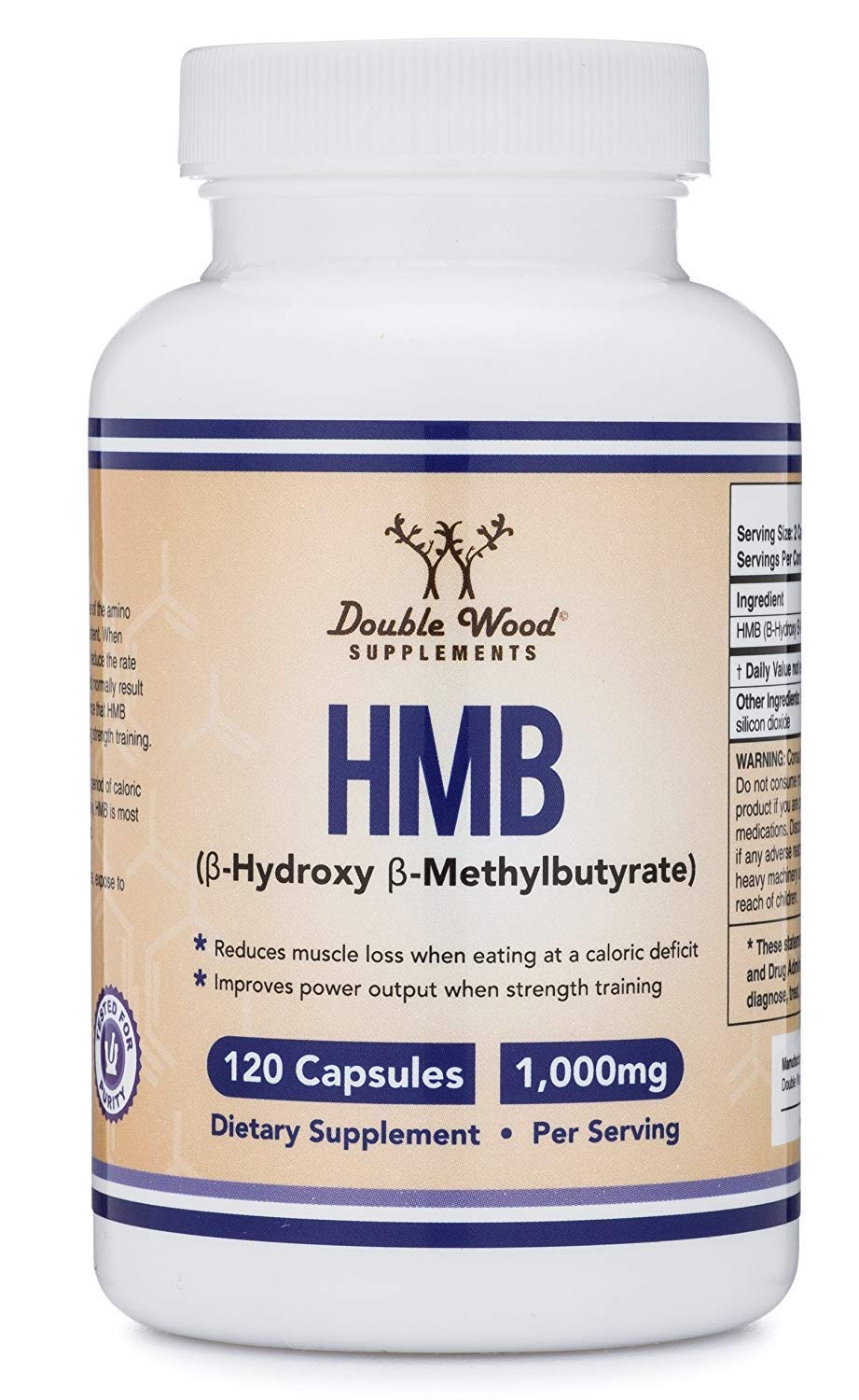 Foto 7 pulgar | Suplemento Double Wood Supplements Hmb de 120 Cápsulas-Venta Internacional