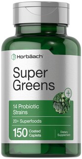Foto 1 | Suplemento Horbäach Super Greens Con Probióticos 150 Cápsulas - Venta Internacional.