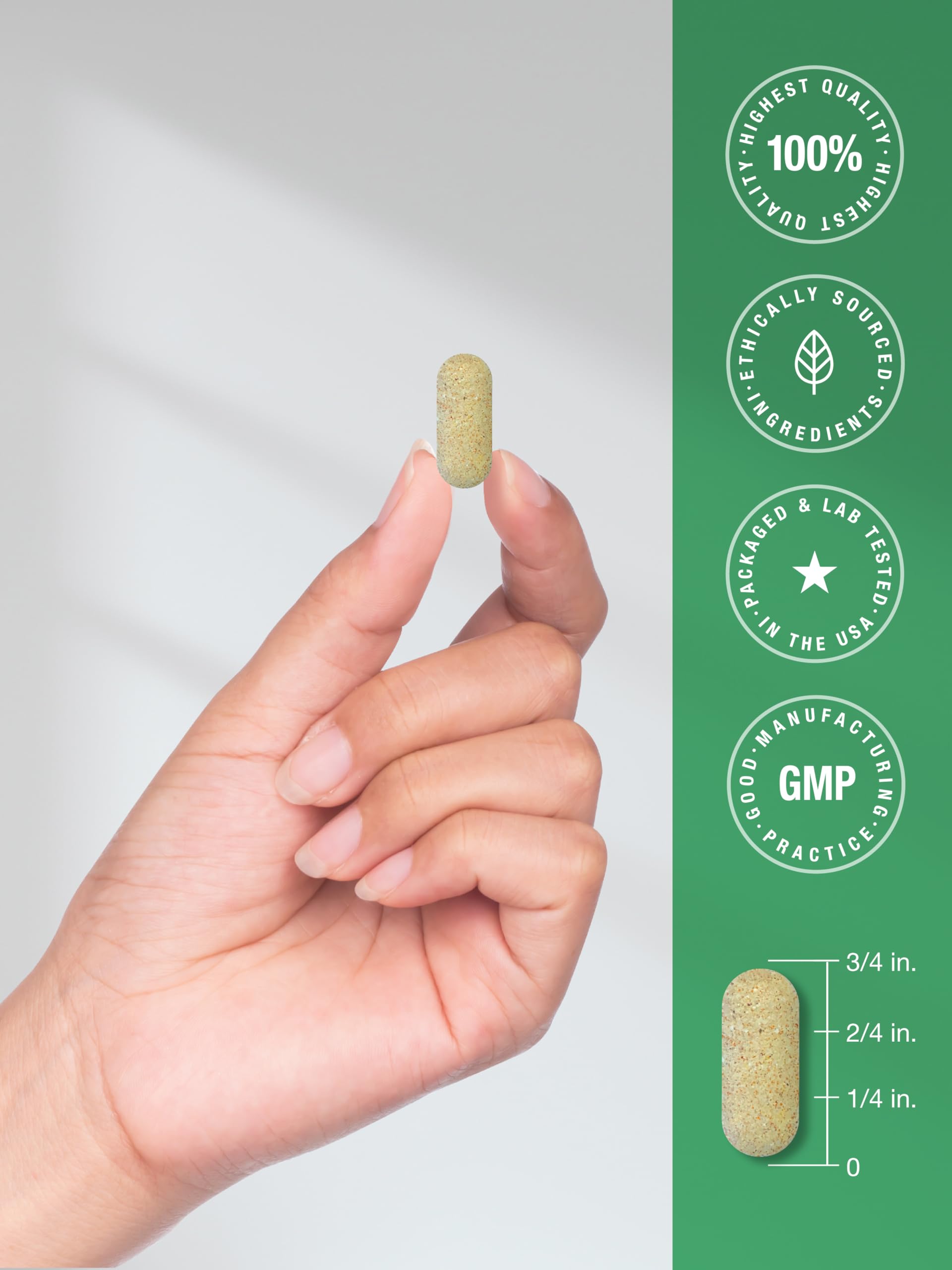 Foto 7 | Suplemento Horbäach Super Greens Con Probióticos 150 Cápsulas - Venta Internacional.