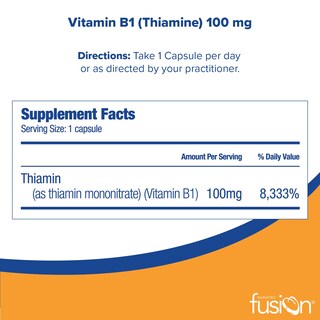 Foto 2 | Suplemento Bariatric Fusion Vitamina B1 100 Mg 90 Cápsulas - Venta Internacional