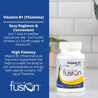 Foto 4 | Suplemento Bariatric Fusion Vitamina B1 100 Mg 90 Cápsulas - Venta Internacional