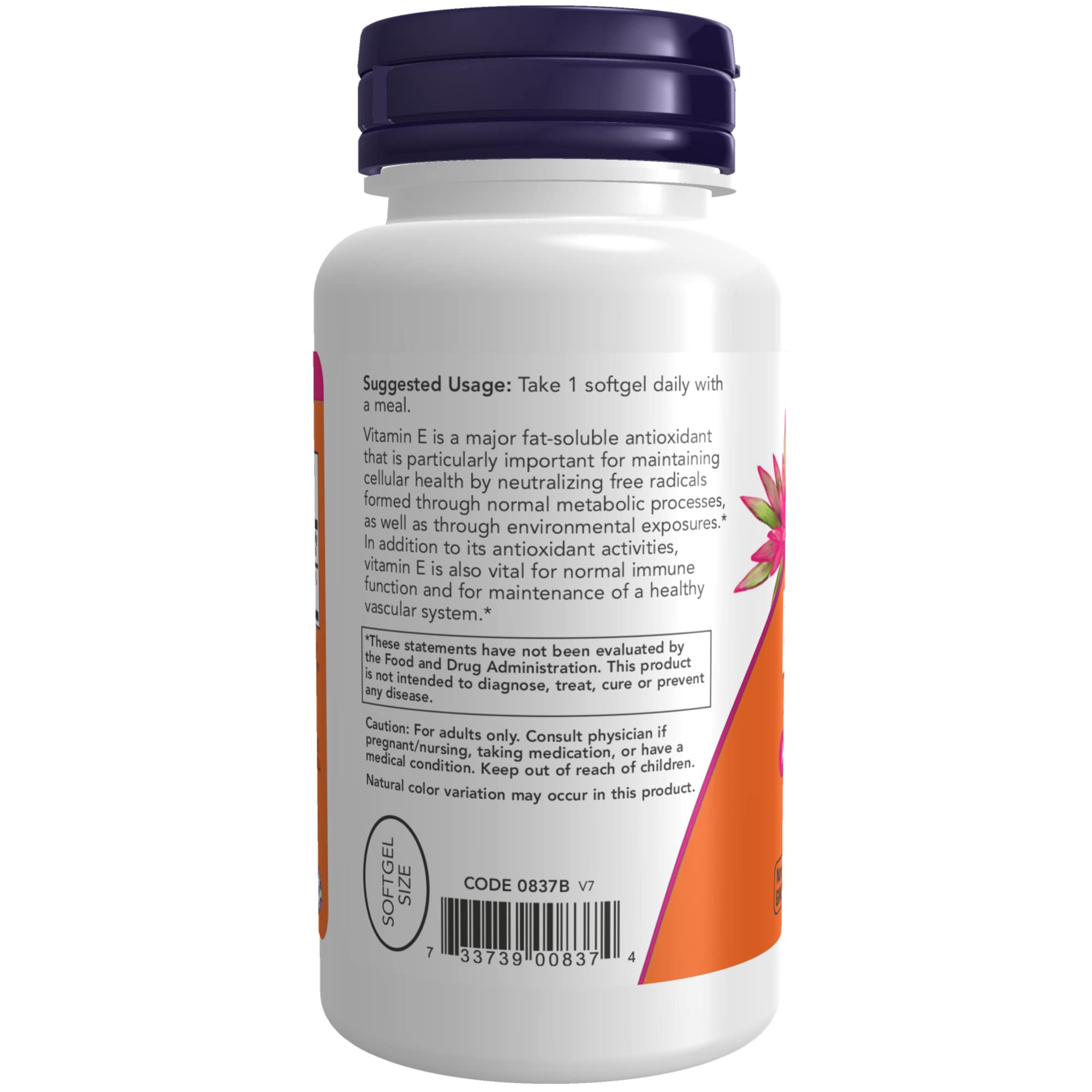 Foto 4 pulgar | Suplemento Now Foods Vitamina E 400 Ui D-alfa Tocoferilo - Venta Internacional
