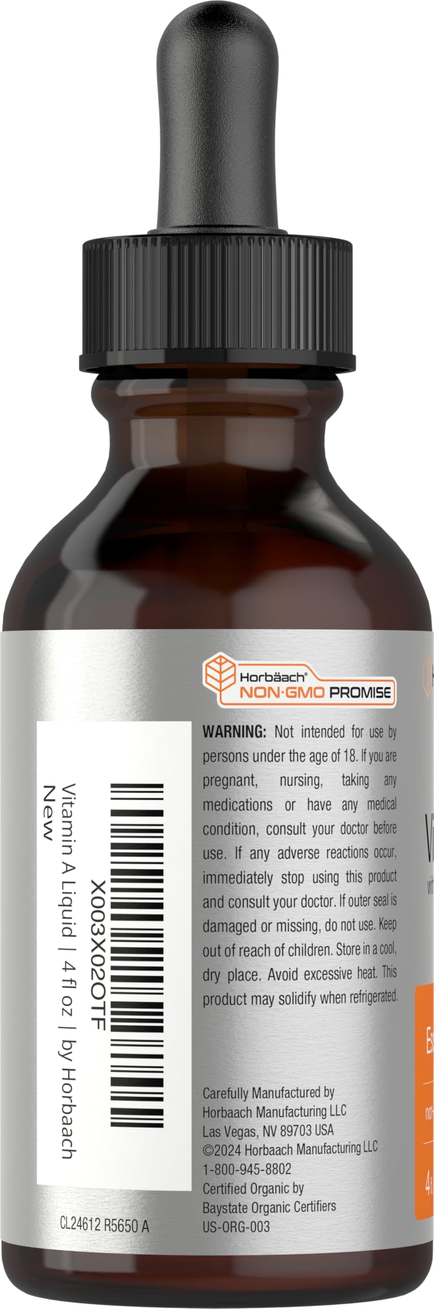 Foto 4 pulgar | Suplemento Horbäach Vitamin A de 118 ml-Venta Internacional