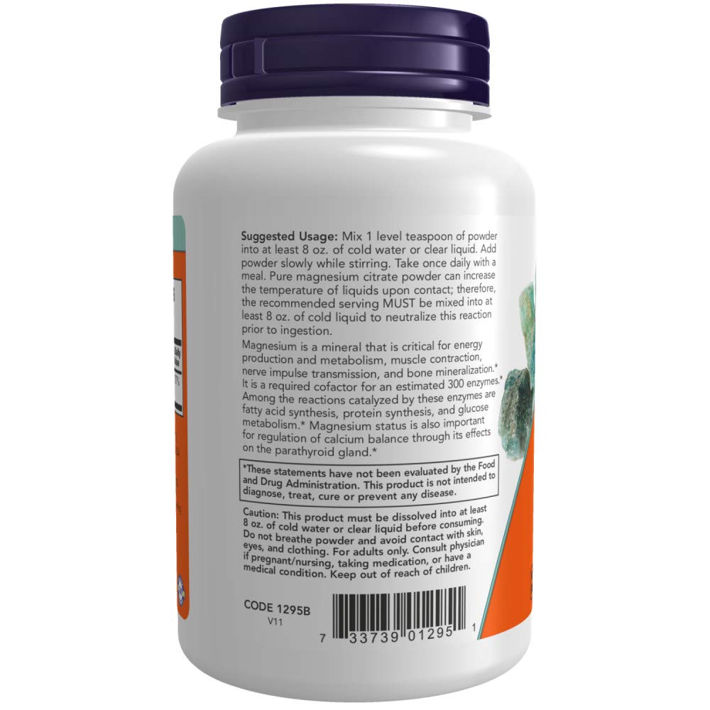 Foto 4 pulgar | Suplemento Now Foods Citrato de Magnesio en Polvo 240 Ml Duo Pack - Venta Internacional