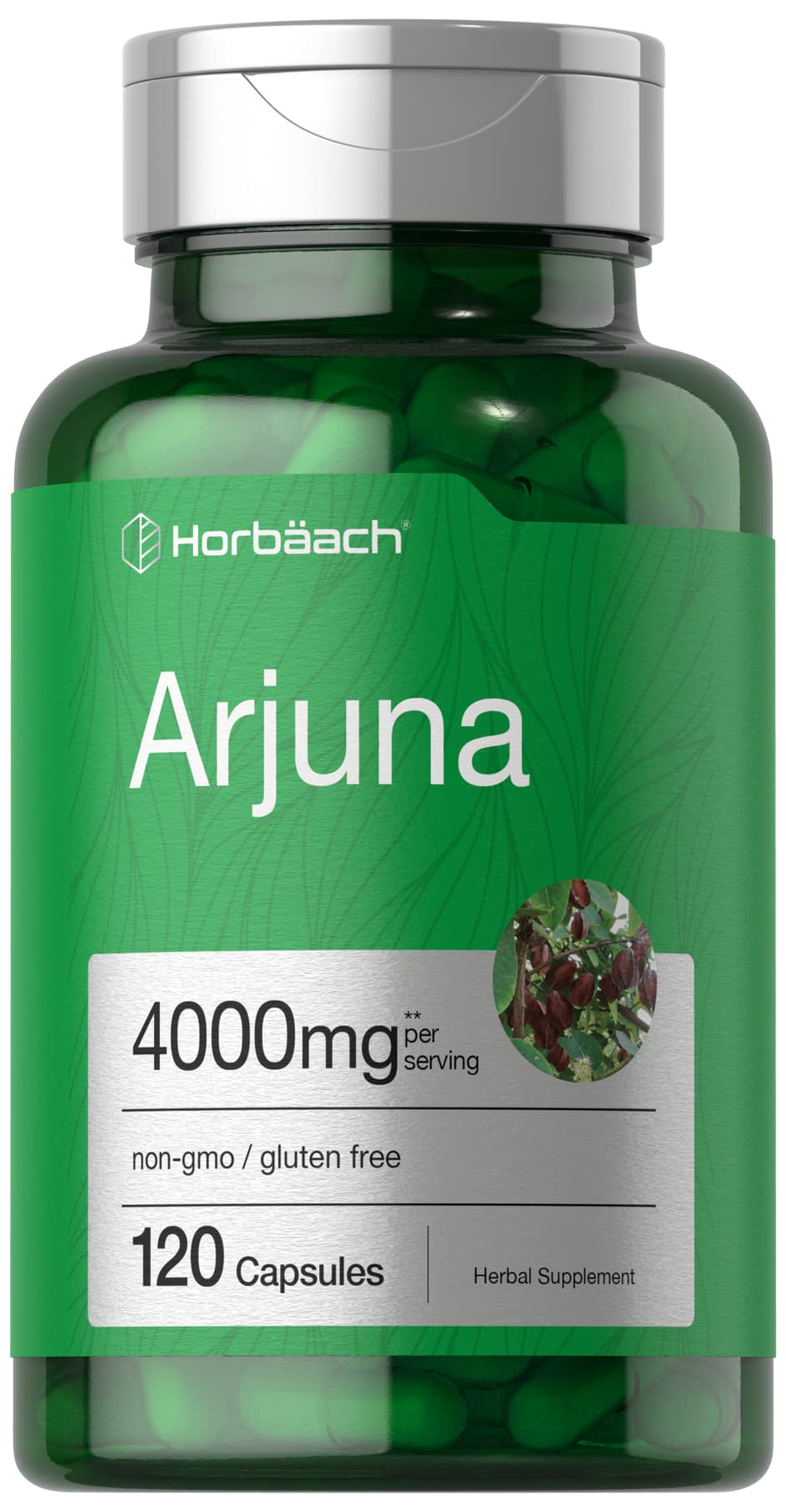 Foto 2 pulgar | Suplemento Horbaach Arjuna En Cápsulas 4000 Mg 120 Sin Ogm - Venta Internacional