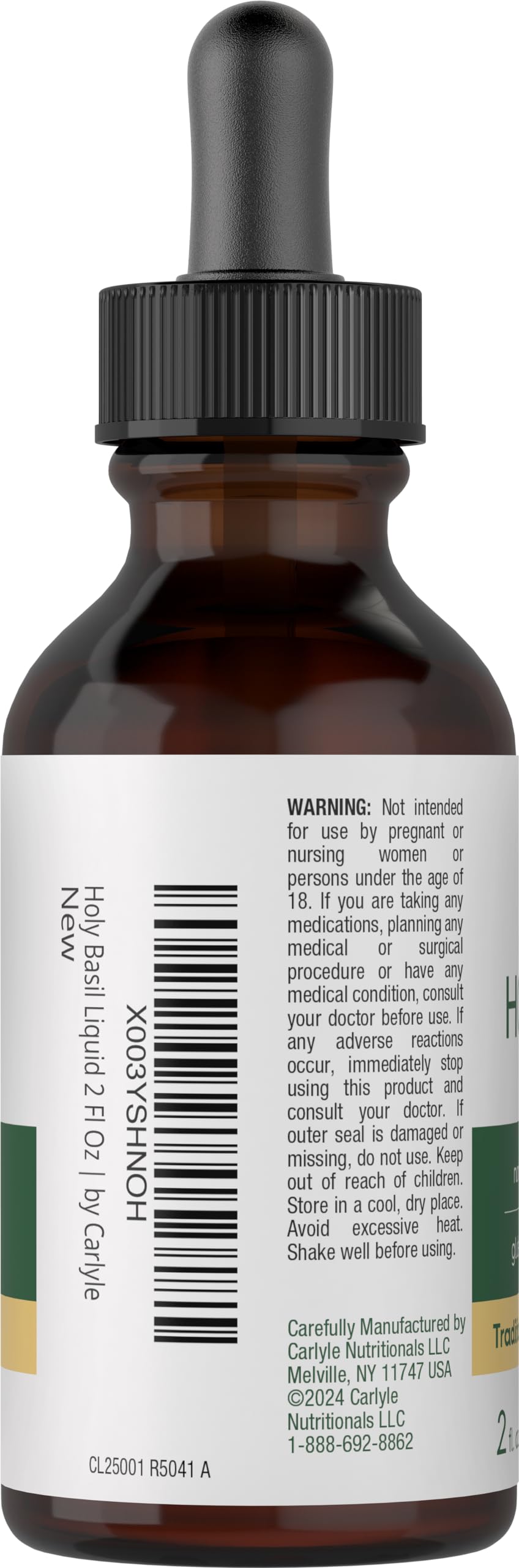 Foto 4 pulgar | Suplemento Líquido de Extracto de Albahaca Santa Carlyle 60 Ml - Venta Internacional