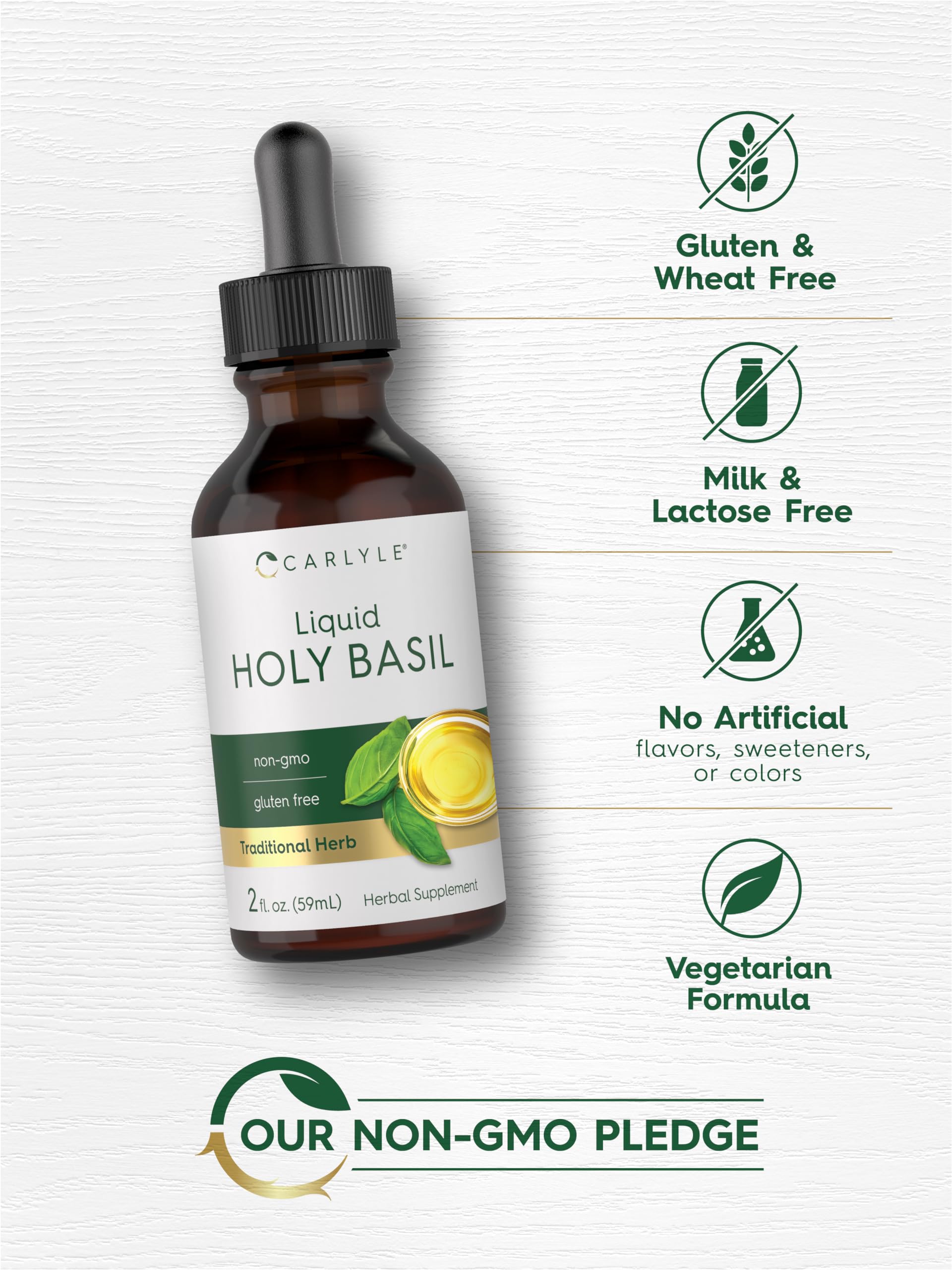 Foto 5 | Suplemento Líquido de Extracto de Albahaca Santa Carlyle 60 Ml - Venta Internacional