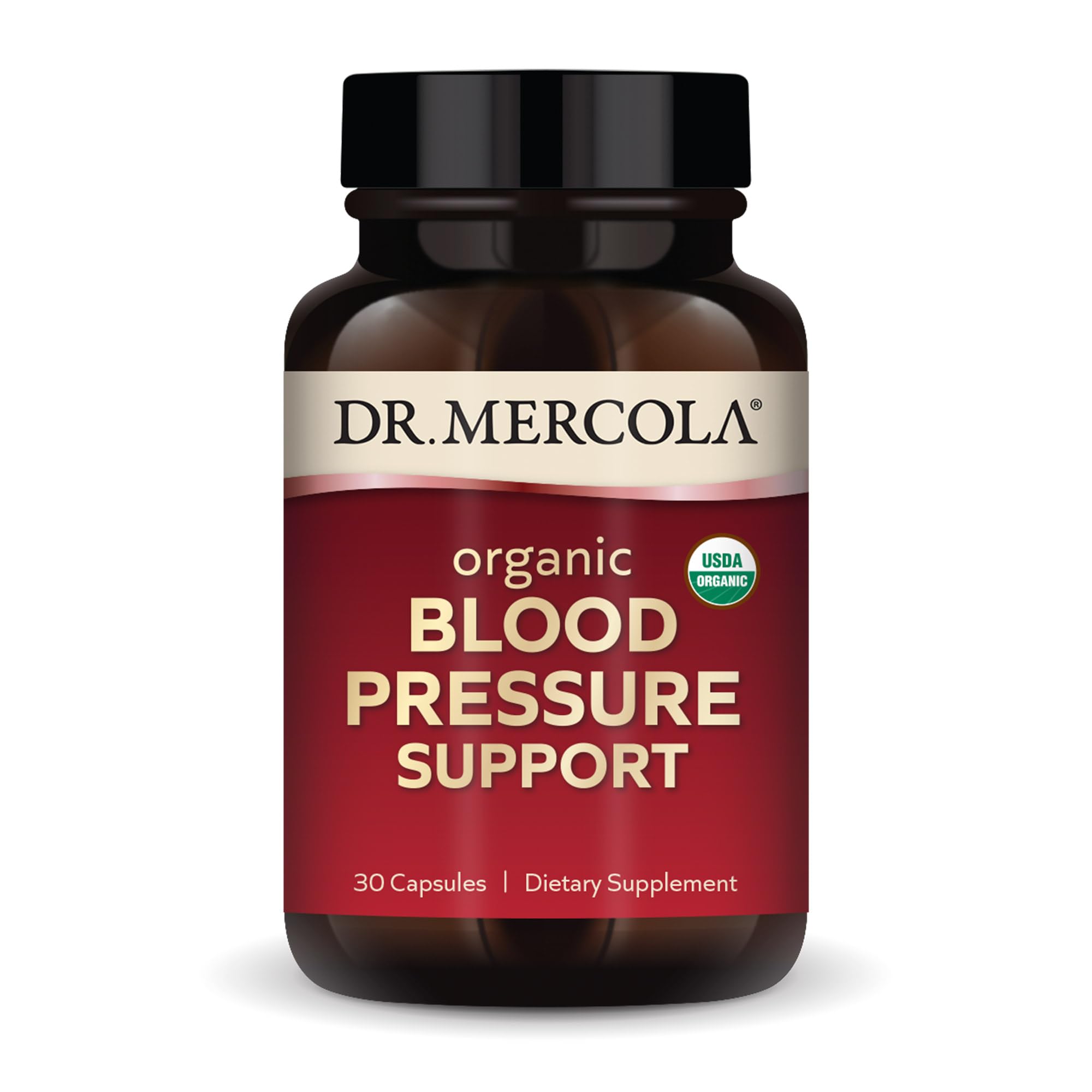 Foto 2 pulgar | Suplemento Dr. Mercola Organic Blood Pressure Support 30 Cápsulas - Venta Internacional