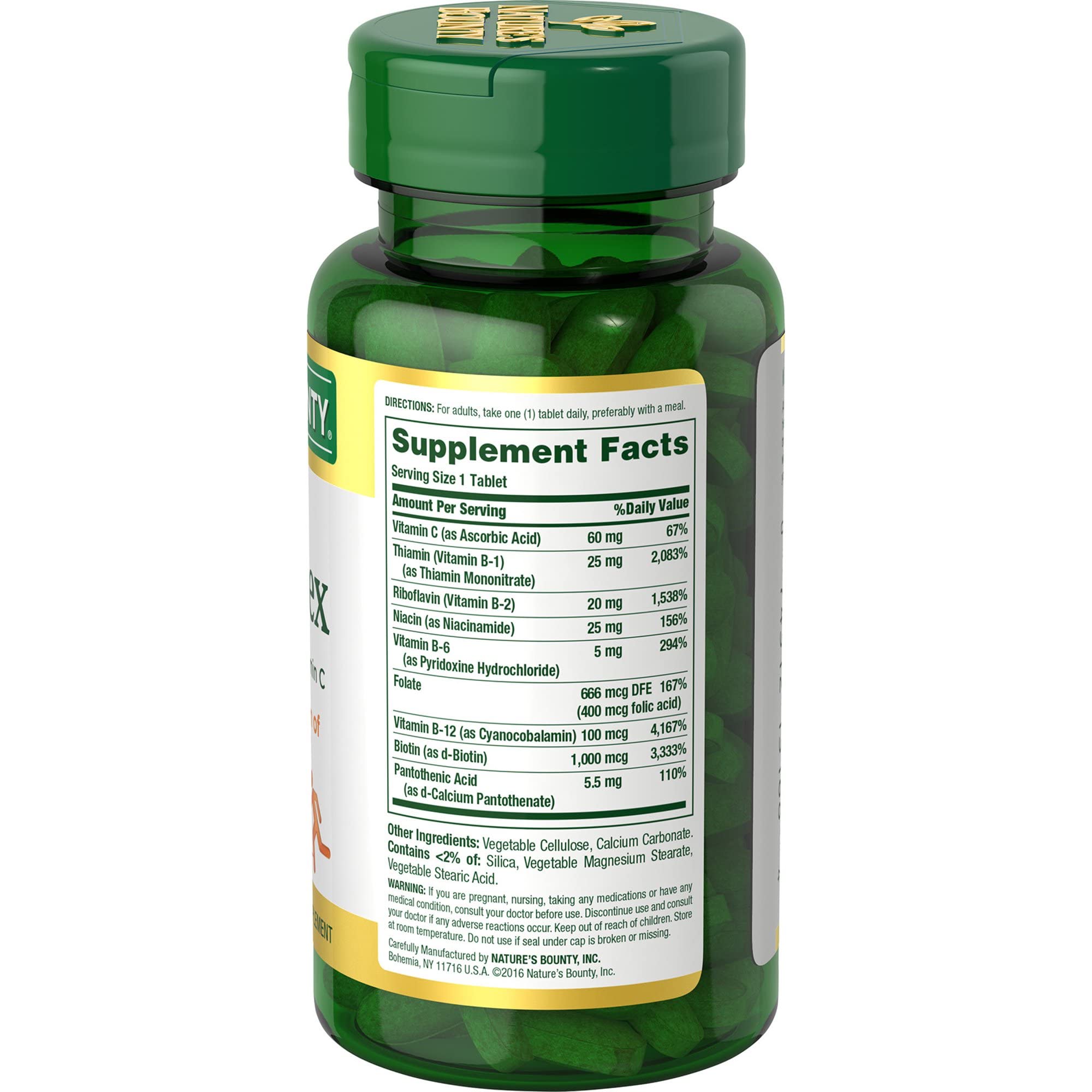 Foto 5 pulgar | Suplemento Nature's Bounty Super B Complex 150 Tabletas - Venta Internacional