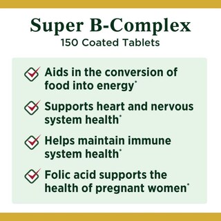 Foto 5 | Suplemento Nature's Bounty Super B Complex 150 Tabletas - Venta Internacional
