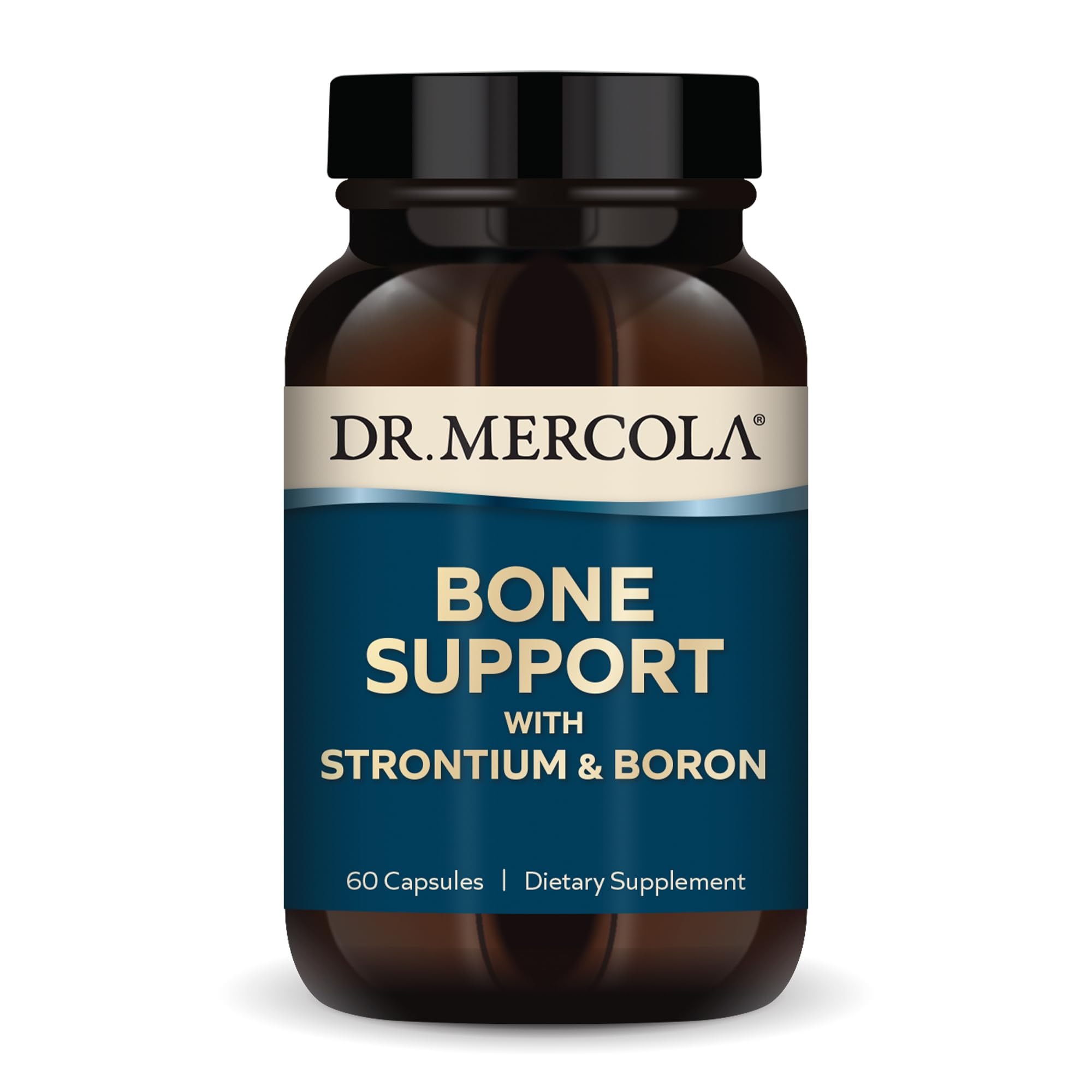 Foto 2 pulgar | Suplemento Dr. Mercola Bone Support Con Estroncio Y Boro 60 Cápsulas - Venta Internacional