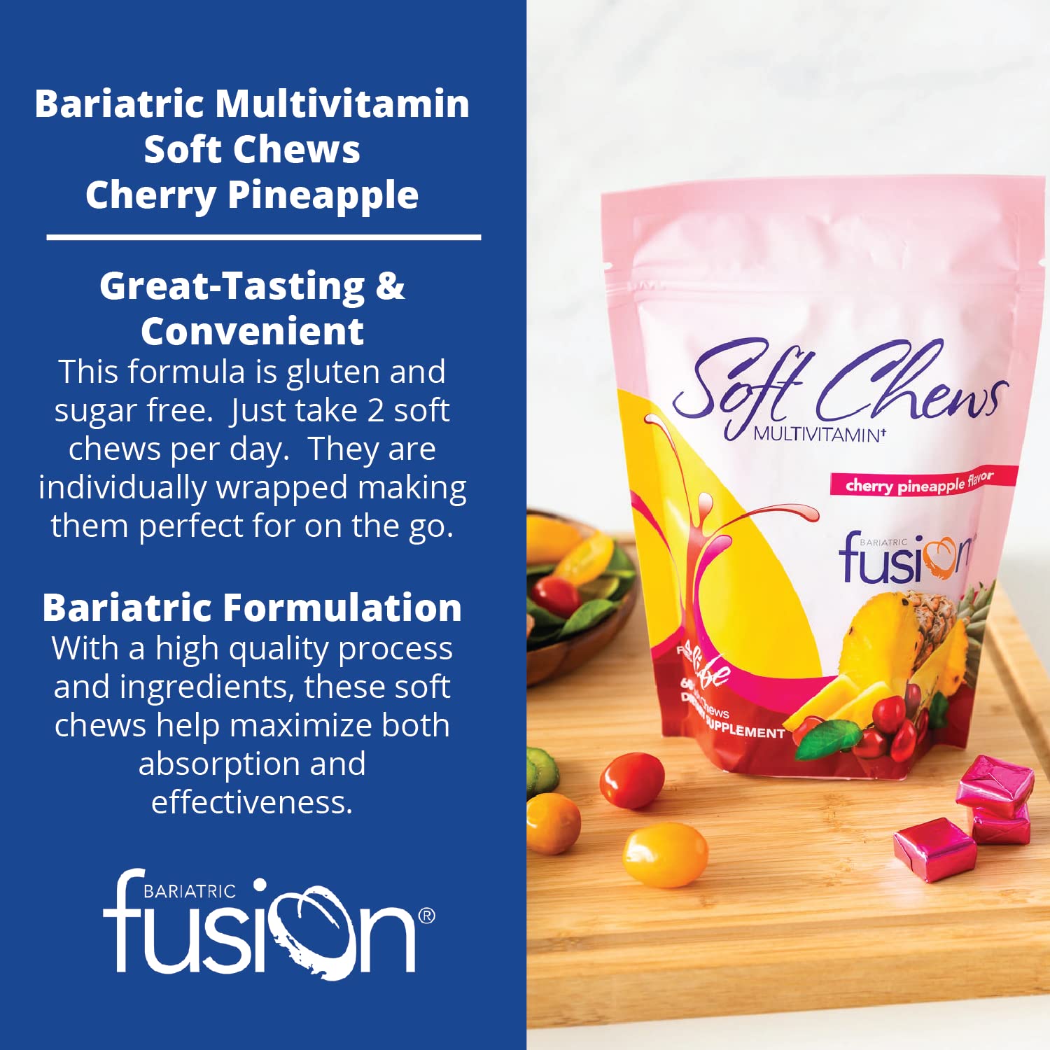 Foto 5 pulgar | Multivitamínico Bariatric Fusion Cherry Pineapple - Venta Internacional