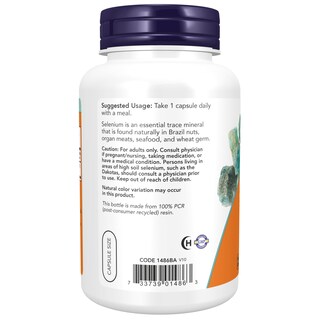 Foto 3 | Suplemento Now Foods Selenio 200 Mcg 180 Capsulas - Venta Internacional
