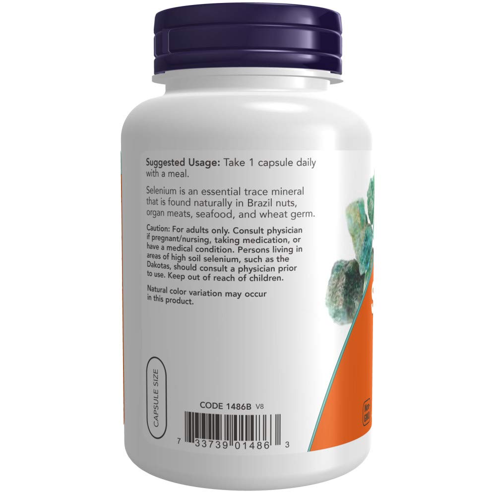 Foto 4 pulgar | Supplement Now Foods Selenio 200 Mcg 180 Cápsulas - Venta Internacional