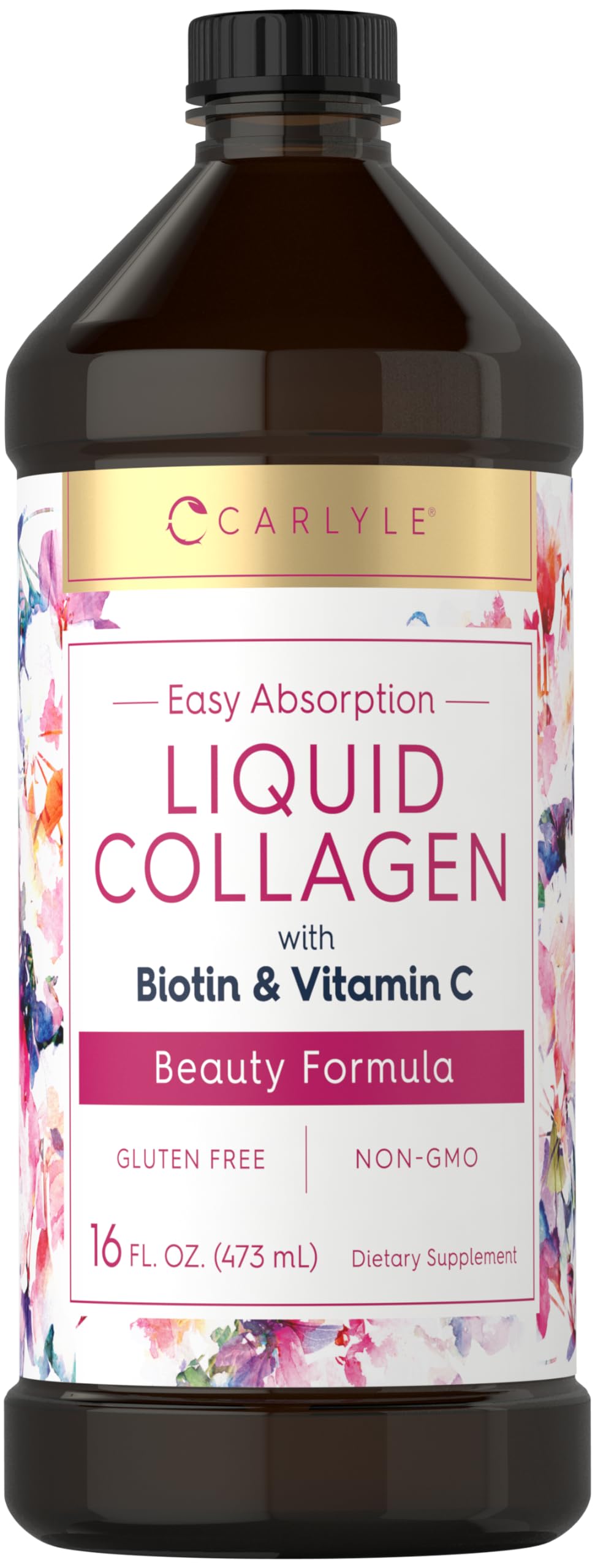 Foto 1 | Suplemento de Colágeno Líquido Carlyle con Biotina 473 Ml - Venta Internacional