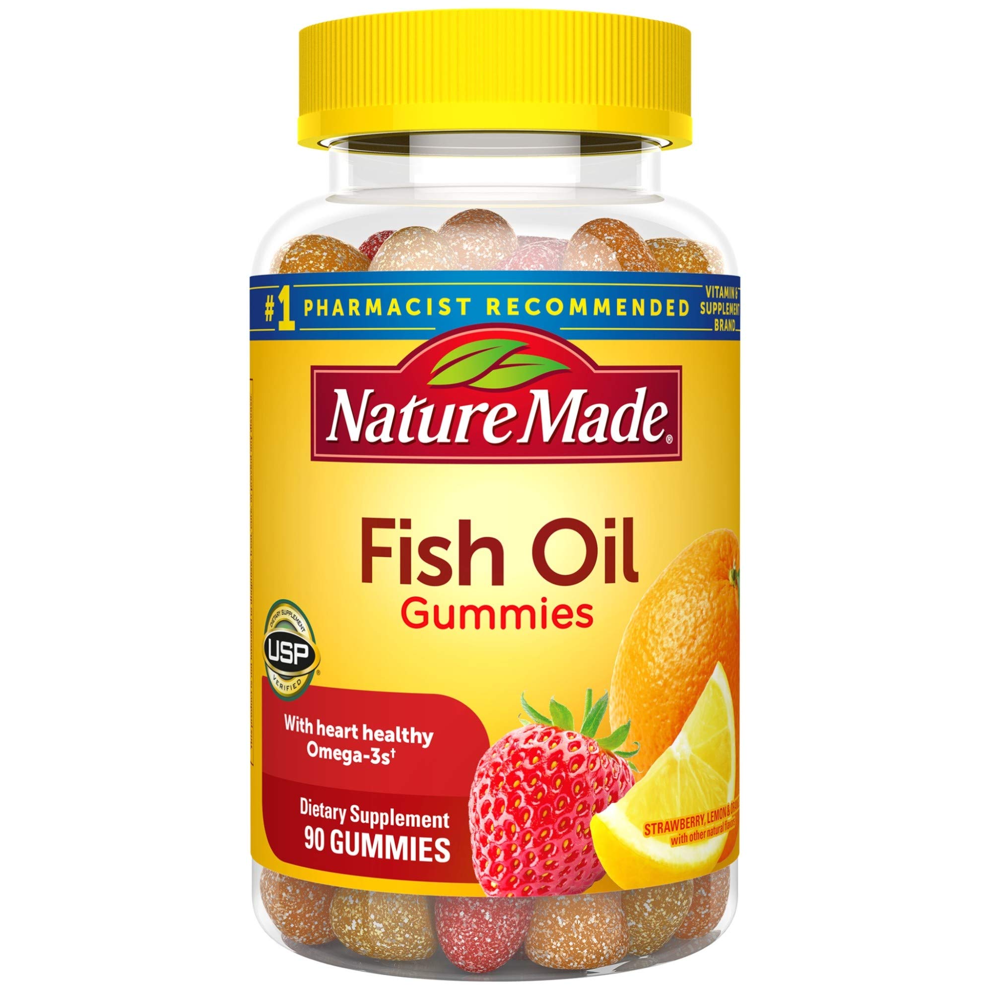 Foto 2 pulgar | Gomitas de Aceite de Pescado Supplement Nature Made 90 Cápsulas Blandas - Venta Internacional