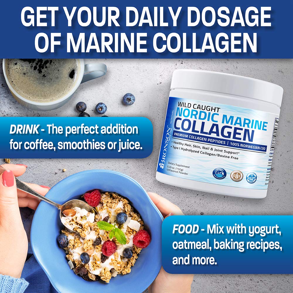 Foto 7 pulgar | Proteína Hidrolizada de Péptidos de Colágeno Marino en Polvo 150 g - Venta Internacional