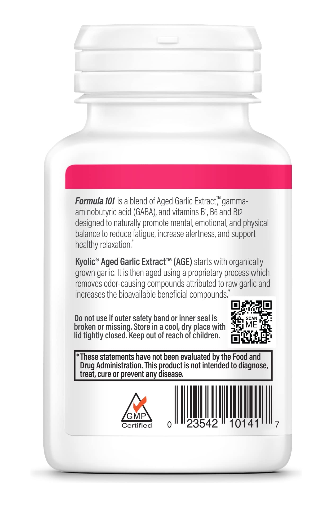 Foto 2 | Suplemento Kyolic Fórmula 101 100 Cápsulas - Venta Internacional