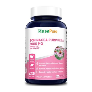 Foto 1 | Suplemento De Extracto De Equinácea Nusapure 6000 Mg 200 Cápsulas - Venta Internacional.