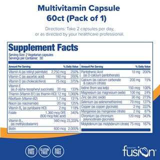 Foto 2 | Suplemento Multivitamínico Bariátrico Bariatric Fusion 60 Cápsulas - Venta Internacional