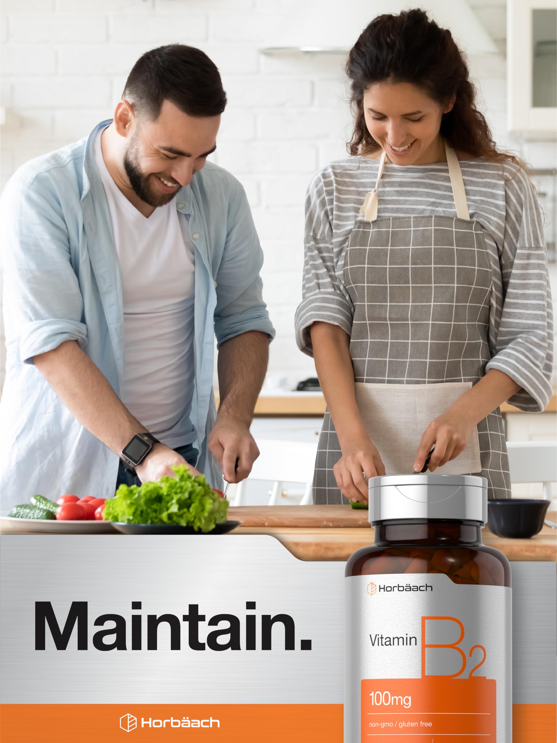 Foto 7 | Suplemento Horbäach De Vitamina B-2 100 Mg 180 Cápsulas - Venta Internacional.