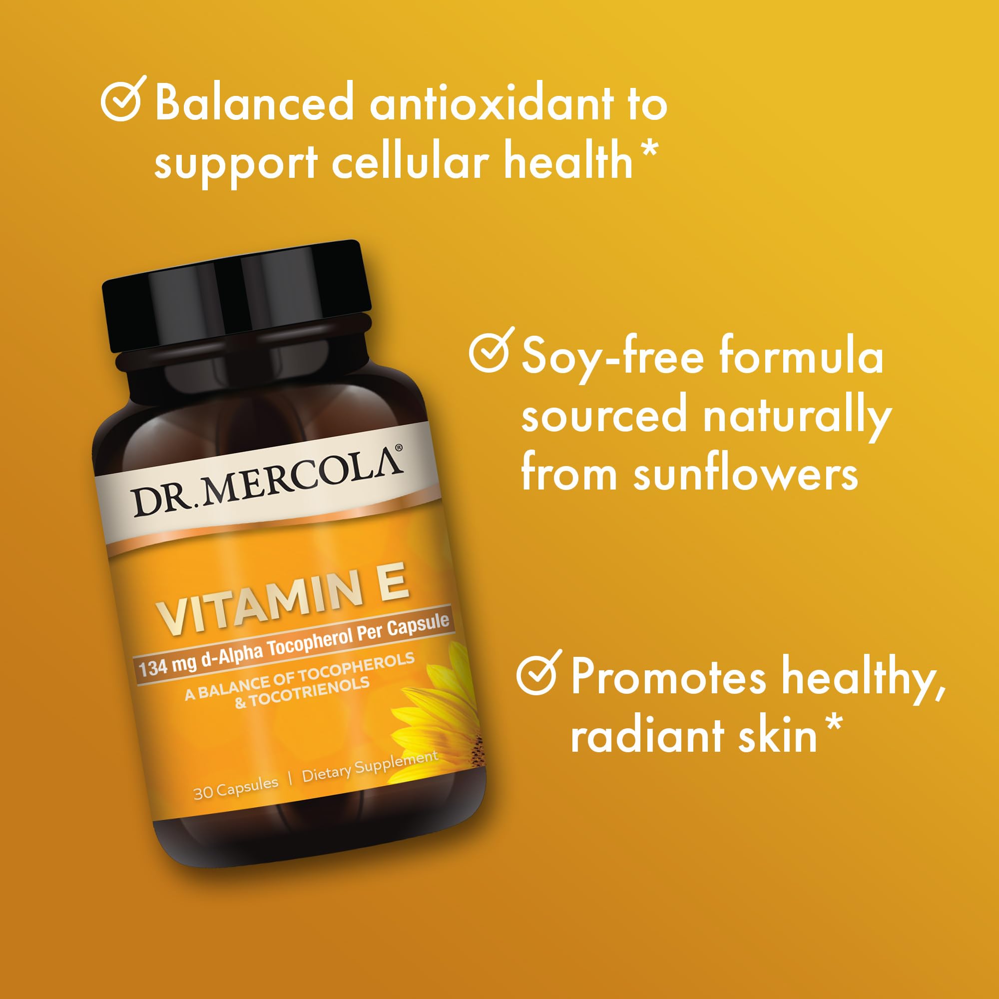 Foto 4 | Suplemento Dr. Mercola Vitamina E  134 Mg 30 Cápsulas - Venta Internacional