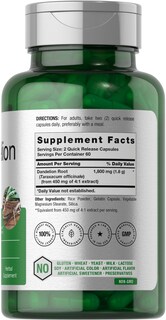 Foto 2 | Suplemento Horbäach De Raíz De Diente De León 1800 Mg 120 Cápsulas - Venta Internacional.