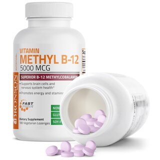 Foto 4 | Suplemento Bronson Methyl B12 5000 Mcg Vitamina B12 180 Tabletas - Venta Internacional