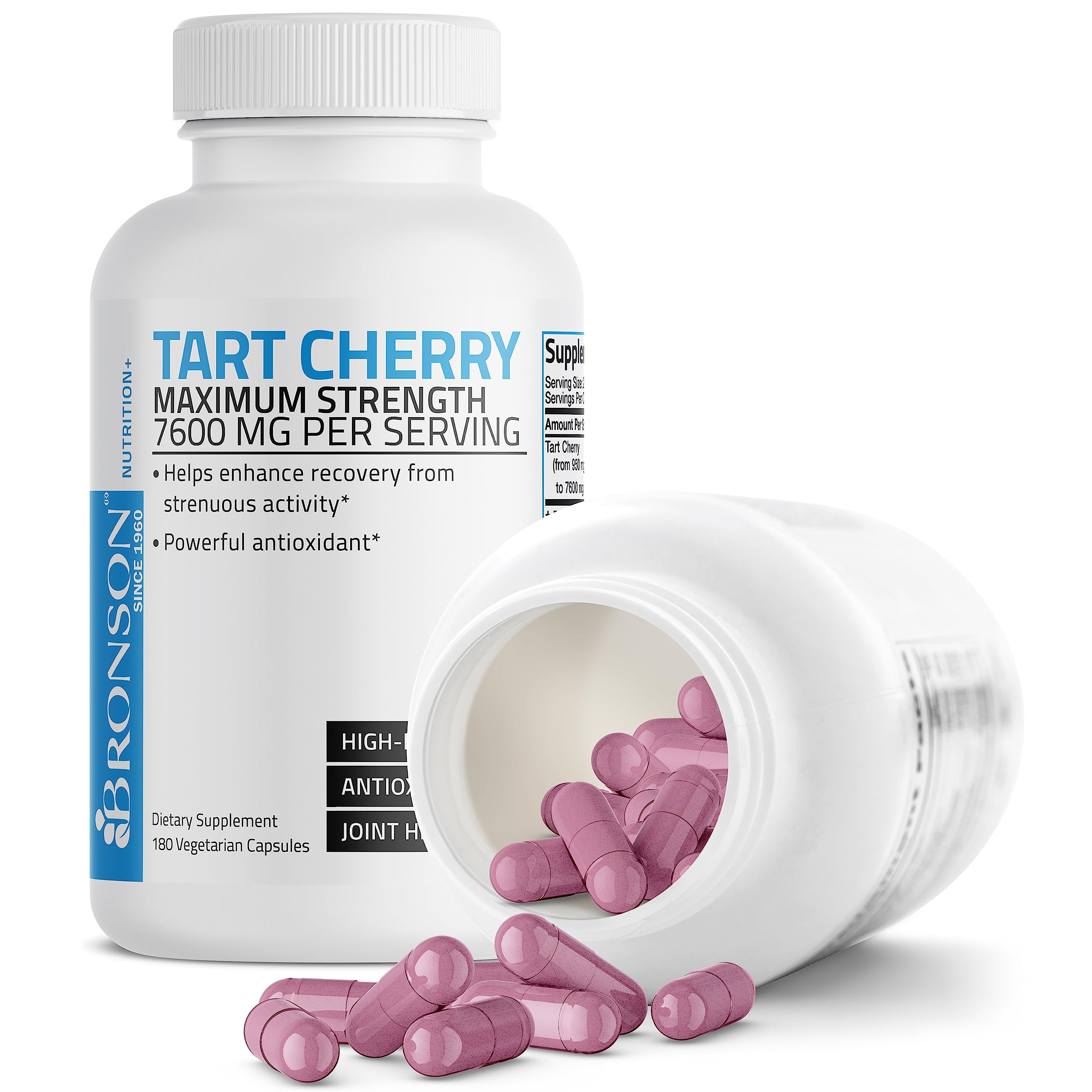 Foto 5 pulgar | Suplemento Bronson Tart Cherry 7600 Mg 180 Cápsulas - Venta Internacional
