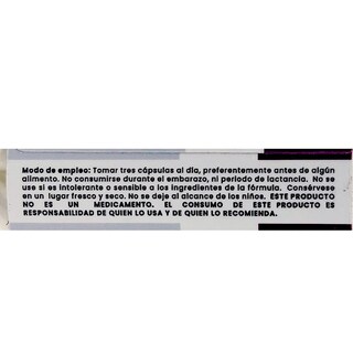 Foto 3 | Suplemento Alimenticio Glutathion Tri-Flow 90 Cápsulas de 500 mg