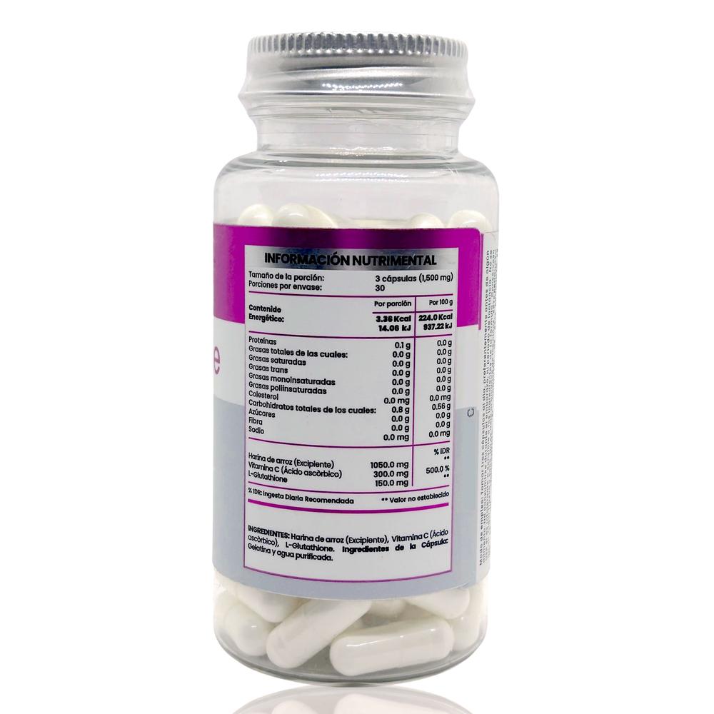 Foto 4 | Suplemento Alimenticio Glutathion Tri-Flow 90 Cápsulas de 500 mg