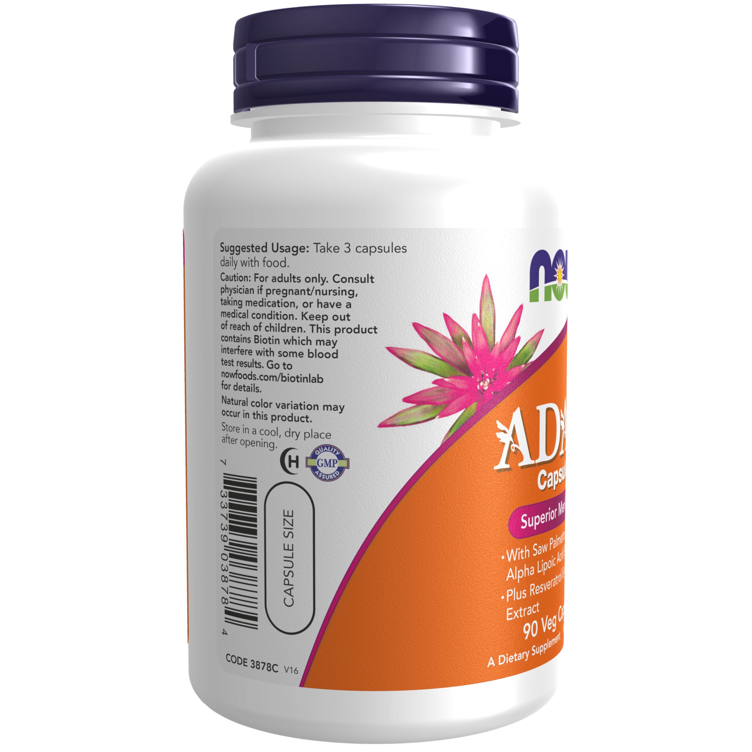Foto 4 pulgar | Suplementos Now Foods Adam Multivitamínico 90 Cápsulas para Hombres - Venta Internacional