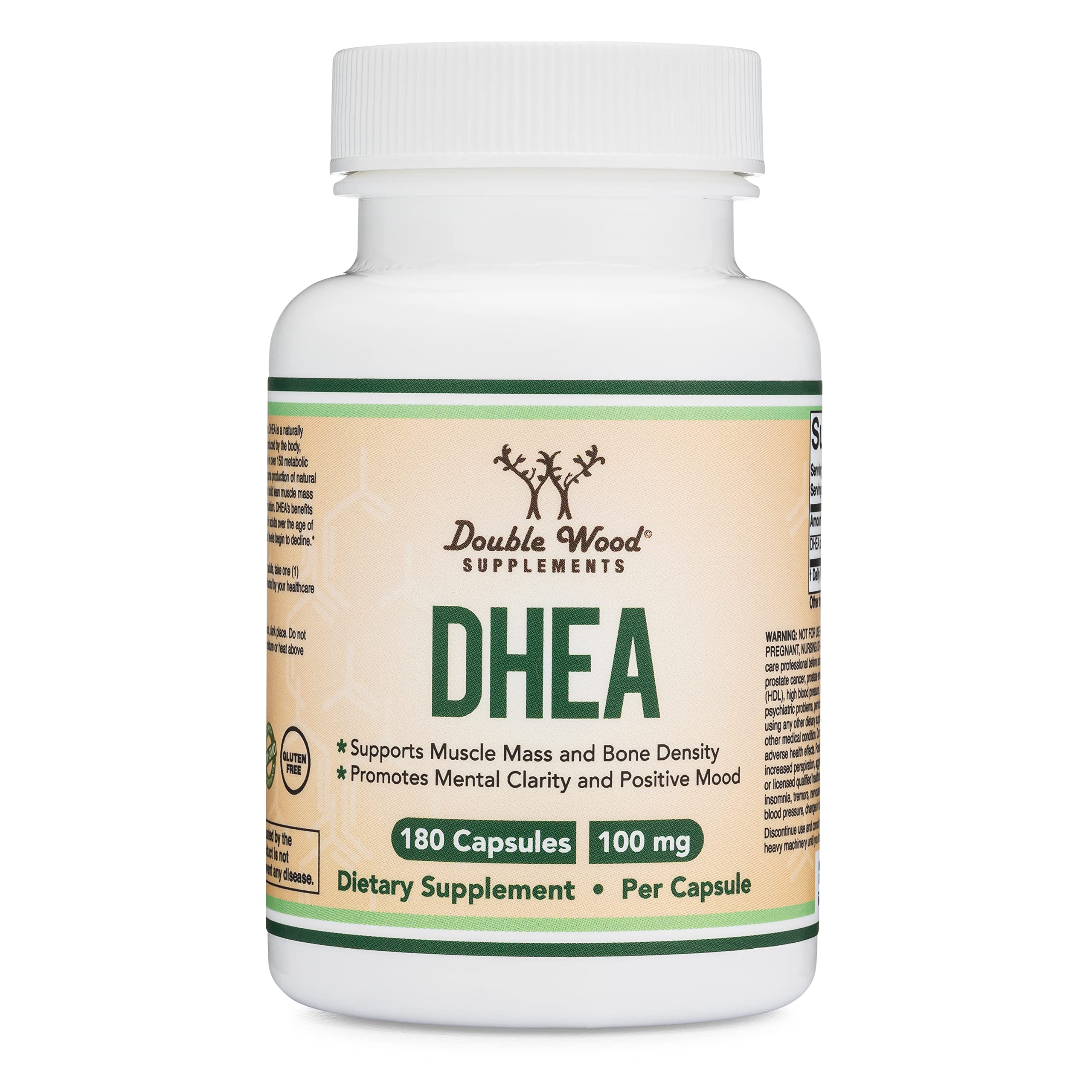 Foto 5 pulgar | Suplemento Double Wood Dhea 100 Mg 180 Cápsulas - Venta Internacional